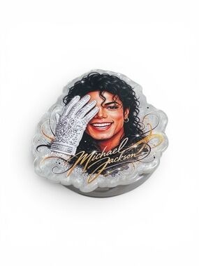 Michael Jackson Pop Socket Grip with Iconic Design and Mirror